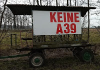 Keine A39 Protestwagen zwischen Jembke und Tappenbeck 