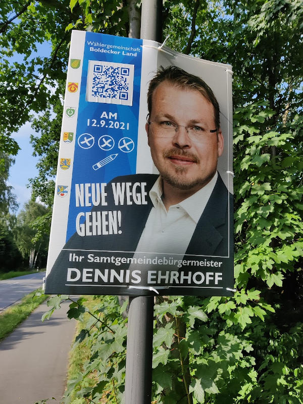 Dennis Ehrhoff Wahlplakat